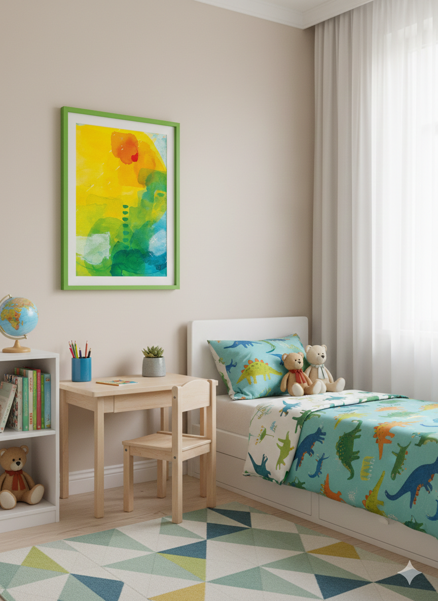 Kunstdruck YELLOW FACE - Bodensee Serie