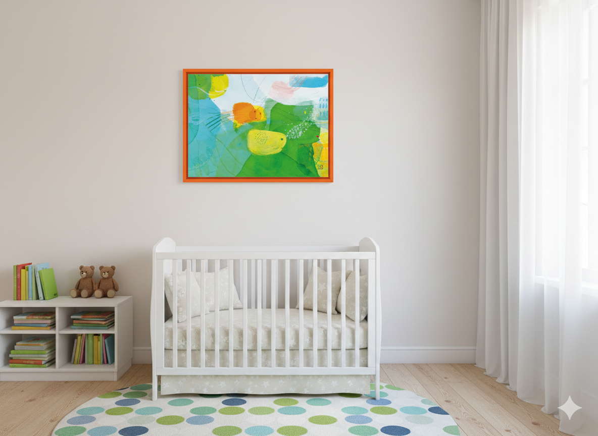 Kunstdruck GREEN GIANT - Bodensee Serie