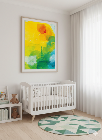 Kunstdruck YELLOW FACE - Bodensee Serie