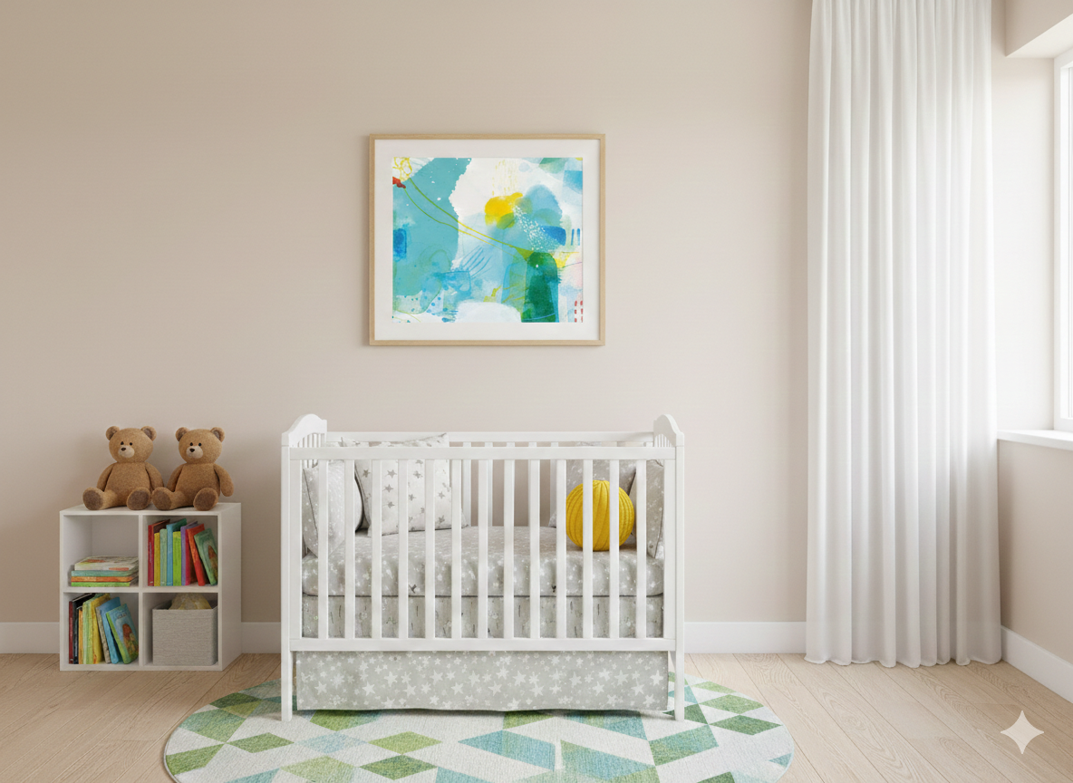 Kunstdruck THE FLOCK - Bodensee Serie