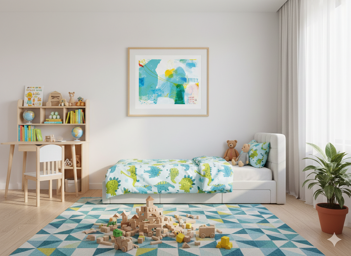 Kunstdruck THE FLOCK - Bodensee Serie