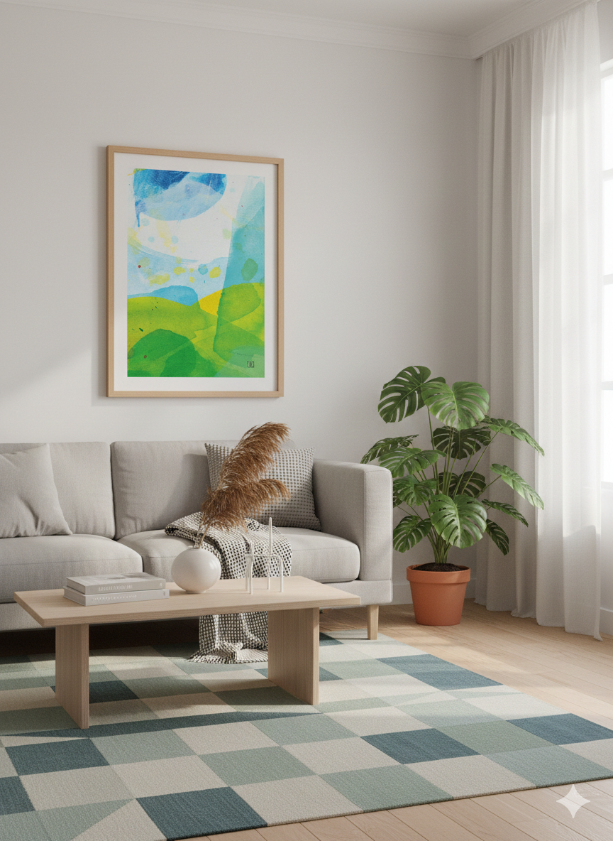 Kunstdruck THE HILLS - Bodensee Serie